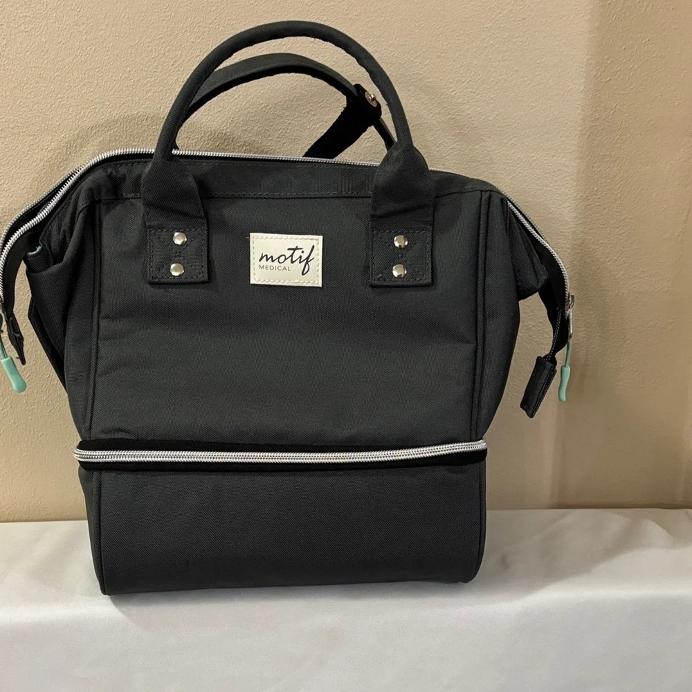 Motif Black Baby Bag
